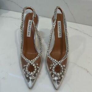 Aquazzura Seduction slingback pump 105